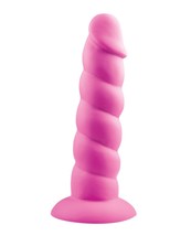 Rock Candy Suga Daddy 8&quot; Silicone Dildo Pink - $32.96