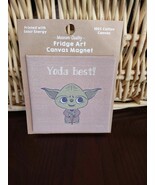 Fridge Art Canvas Magnet &quot;Yoda Best!&quot; - $737.60 MXN