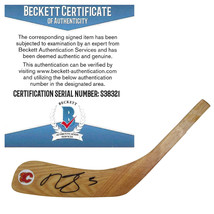 Mark Giordano Calgary Flames Auto Hockey Stick Beckett Autograph COA Proof - £100.75 GBP