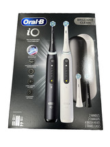 Oral-B iO Brilliant Clean Black &amp; White Rechargeable Toothbrush, Bluetooth - £195.65 GBP
