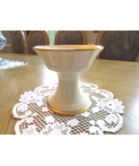 Lenox Pillar Candle Holder Pedestal Base Gold Rimmed Made in USA 5.5&quot;H - $23.07 CAD