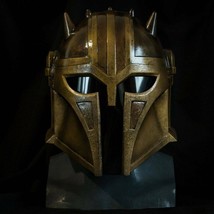 Antique Finish Mandalorian Helmet Armorer Helmet by Star Wars Mandalorian Series - £146.27 GBP