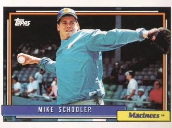 	 Topps Mike Schooler, Team Mariners Year 1992 #28  - $5.00