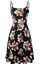 TIMSEM Women&#39;s Sleeveless Adjustable Strappy Summer Floral Flared Swing ... - £7.10 GBP