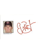 Grant Belfour Autographed 3x5 Index Card Baseball Signed - $193.51 MXN