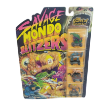 VINTAGE 1991 SAVAGE MONDO BLITZERS THE DUDES OF DISASTER MOC 4 PACK TOY NOS - $37.05