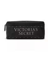 Victoria’s Secret Black Satin Travel Cosmetic Makeup Bag Foldable 2 Piece - $375.38 MXN