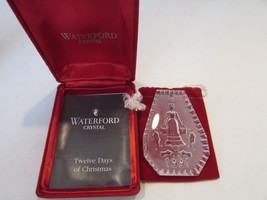 WATERFORD CRYSTAL 12 DAYS OF CHRISTMAS EIGHT MAIDS A MILKING ORNAMENT 19... - $13.81