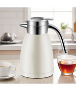 SOGA 2.2L Stainless Steel Insulated Vacuum Flask Coffee Water Jug Thermal White