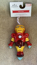 Hallmark Marvel Avengers Iron Man Decoupage Christmas Ornament NEW 5” - £14.32 GBP