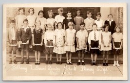 Reading PA 1933 Sunday School Class Bethany Lutheran Church RPPC Postcar... - £15.68 GBP
