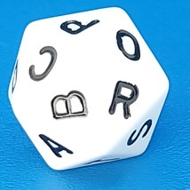 Scattergories 20 Sided Letter Die Small Replacement Game Part D20 Icosahedron - £3.55 GBP