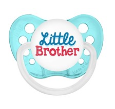 Little Brother Pacifier - Aqua Blue Binky - 0-18 months - Ulubulu - Baby Boys - £6.24 GBP