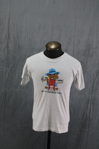 Vintage Graphic T-shirt - I Got the Mom Said No Blues Teddy Bear - Men&#39;s Medium - £35.97 GBP