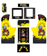 Arcade1up,Pacman pixel bash Arcade 1up arcade design/Arcade Cabinet grap... - $28.00+
