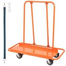 VEVOR Drywall Cart, 3000 LBS Panel Dolly Cart with 45.28&quot; x 21.8&quot; Deck a... - $284.96