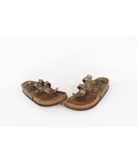 Vintage Birkenstock Womens Size 7 Distressed Leather Toe Thong Sandals B... - $54.22 CAD