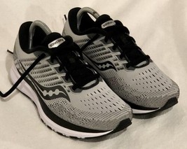 Saucony Women’s Size 8.5 Wide Ride 13 Gray Running Shoes Sneakers - S105... - $34.64