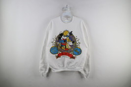 Vintage 90s Disney Womens Large Mickey Mouse Leo Zodiac Astrology Sweatshirt USA - £126.57 GBP