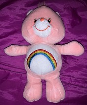 Care Bears Plush Stuffed Cheer Bear 11”Rainbow Pink 2003 See Description - £4.71 GBP