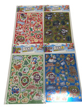 Scentos SCENTED Christmas Stickers, 6 Sheets Total Glitter &amp; Metallic Lot Of 4 - £6.40 GBP