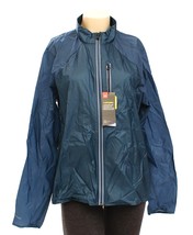 Under Armour Blue UA Run Imapsse Zip Front Windproof Jacket Women&#39;s  L NWT - $130.99