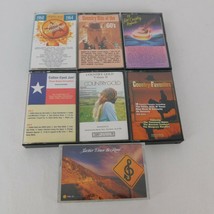Lot of 7 Country Music Compilation Audio Cassettes Greatest Hits 60s Hot Request - £16.29 GBP