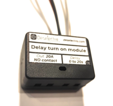 Mini timer switch time relay 1 to 20 sec kit 12V / 20A delay on car daylights - £9.14 GBP