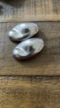 Vintage Huge Sterling Silver .925 Clip Face Taxco Mexico Earrings Mcm - £120.68 GBP