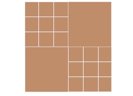 Mexican Mission Cement Tile Solid Handcrafted 10 sqf - Bronze - 8x8&quot; - $120.00