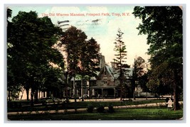 Warren Mansion Prospect Park Troy New York NY DB Postcard W15 - £3.66 GBP