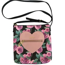 Juicy Couture Whole Lotta Love North South Rose Floral Crossbody Bag - £29.55 GBP