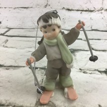 Vintage Alaska Mamma Skier Christmas Ornament #375993 By Enesco - $14.84