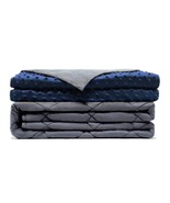 Weighted Blanket w Blue Removable Cover - $936.76 MXN