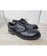 Mens FootJoy Size 8.5M Lace Up Saddle Spike Golf Shoes 45534 Black - $666.19 MXN
