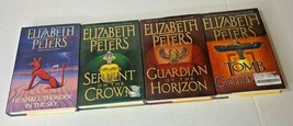 Lot of 4 Elizabeth Peters Hardback Books, He Shall Thunder in the Sky, S... - £15.77 GBP