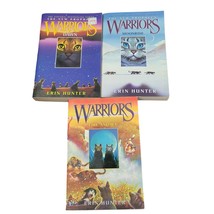 Lot of 3 Books From 2 Different Warriors Series Erin Hunter Paperback Dawn Moonr - £3.87 GBP