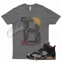 Grey BLESSED Shirt for Air J1 6 Bordeaux Light Graphite Dark Maroon Charcoal - £20.62 GBP+