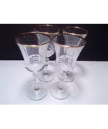4 Royal Crystal Rock Aurea Gold Wine Stems ~~ RCR ~~ 7 1/2&quot; - $47.95 CAD