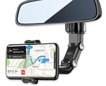 Rearview Mirror Phone Mount Holder For Car, 360 Rotating , Multifunction... - $18.99