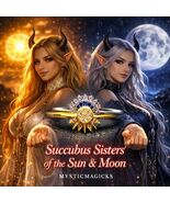 Haunted Ring: Succubus Sisters of the Sun &amp; Moon! Hot AND Cool Sexual Ma... - $249.99