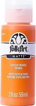 FolkArt Acrylic Paint 2oz Pure Orange - £1.53 GBP