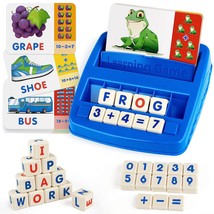 Matching Letter Game, Alphabet Spelling Reading Flash Cards, Math Number... - £28.82 GBP