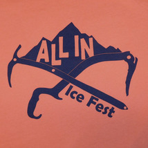 T Shirt All In Ice Fest Colorado, Ice Climbing, Measures as Adult Size M... - £11.72 GBP