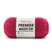 Premier Yarns Basix DK Yarn-Raspberry - £11.94 GBP