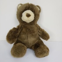 BABW Brown Teddy Bear Plush Stuffed Light Muzzle Plain 13&quot; - £9.46 GBP