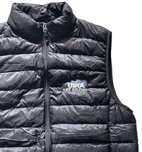32 Degrees Heat Packable Puffer Vest Mens Medium USA Player Development NWOT image 4