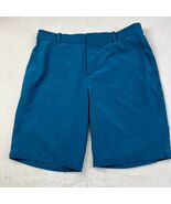 Nike Dri-Fit Golf Short Men 34 Blue Standard Fit Chino Flat Front - $54.28 CAD