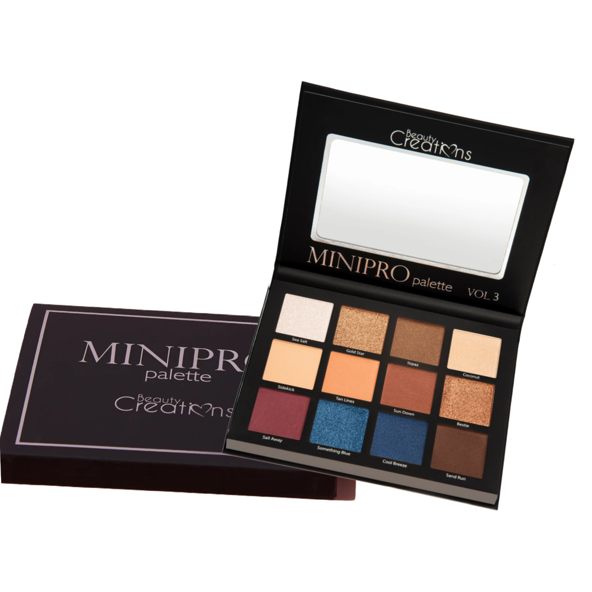 Primary image for Beauty Creations Vol. 3 Mini Pro Eyeshadow Palette Matte Shimmer Lot Of 2 NEW