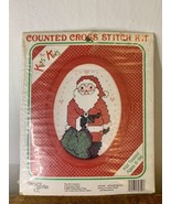 Kits For Kids Counted Cross Stitch Santa Christmas The New Berlin Co VTG... - $9.55